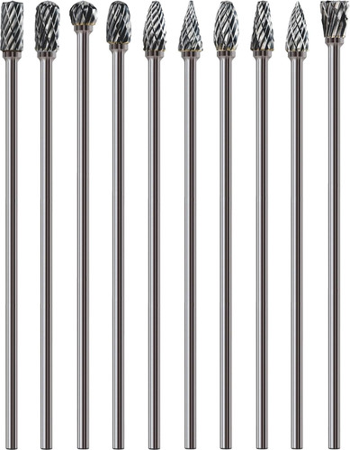 10pcs long carbide burr - 10pcs,
