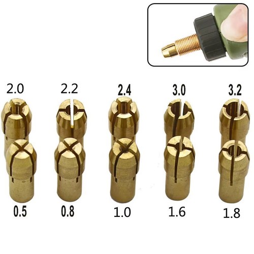 10x brass drill - 10x, chuck