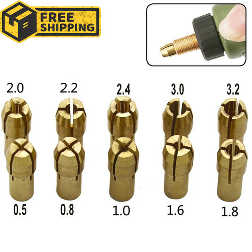 10pcs brass collet - 10pcs,