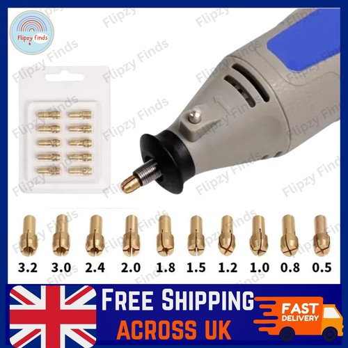 10pcs brass collet - 10pcs, set