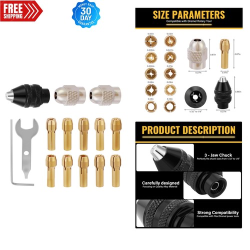 15pcs drill chuck - 15pcs, set